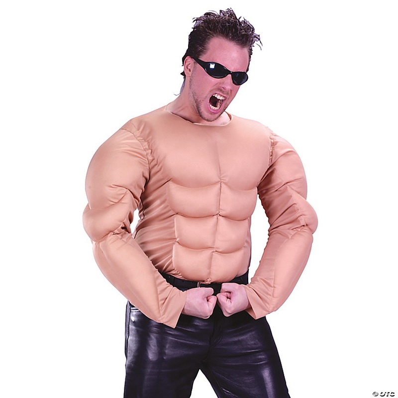 Muscle Man Shirt Adult Mens Costume
