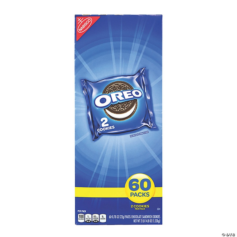 OREO Chocolate Sandwich Cookies, 2 Pack, 120 Count