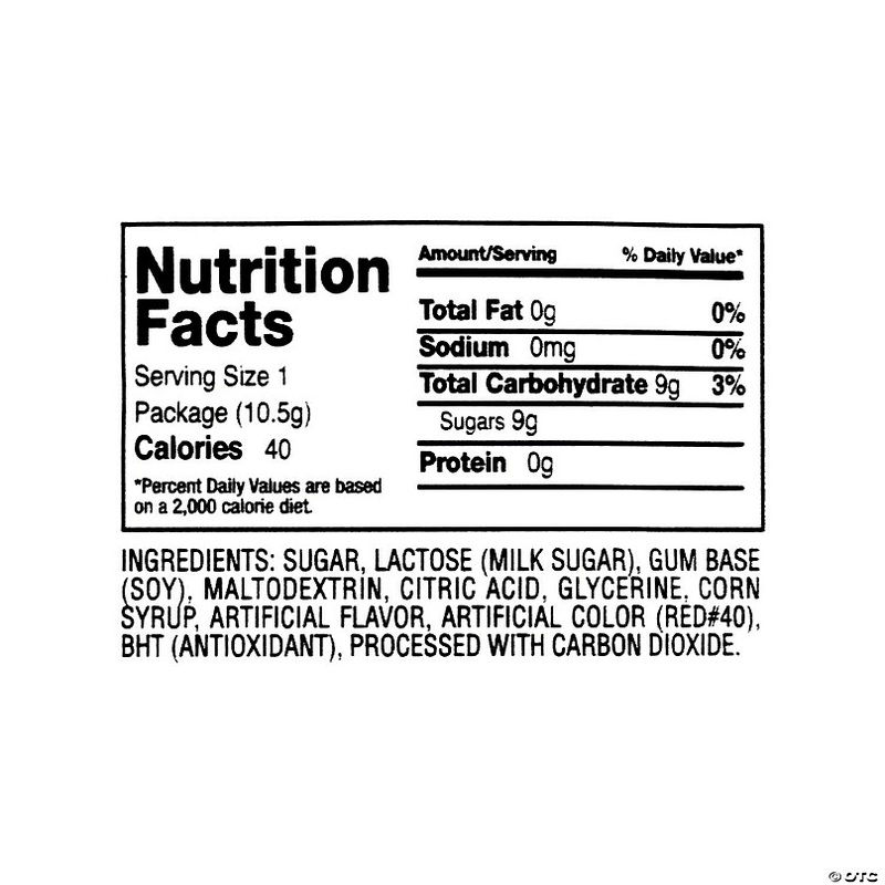 Pop Rocks Bubble Gum Hard Candy - 24 Pc.