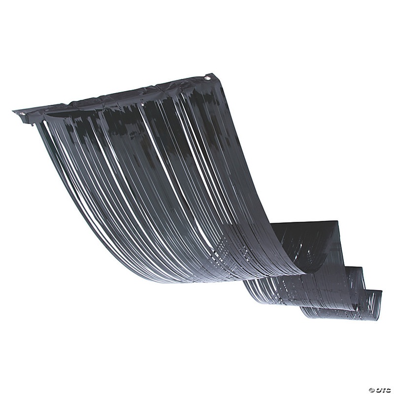 14 ft. 9 Black Foil Ceiling Decoration