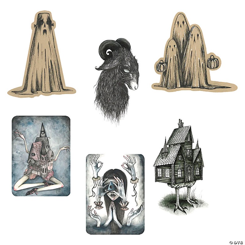 6 Pc. The Little Ghouls Cutout Wall Decoration Collection