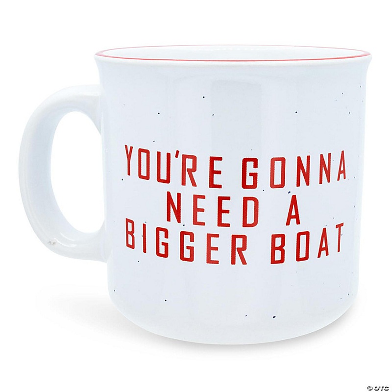 JAWS You're Gonna Need A Bigger Boat Ceramic Camper Mug  Holds 20 Ounces