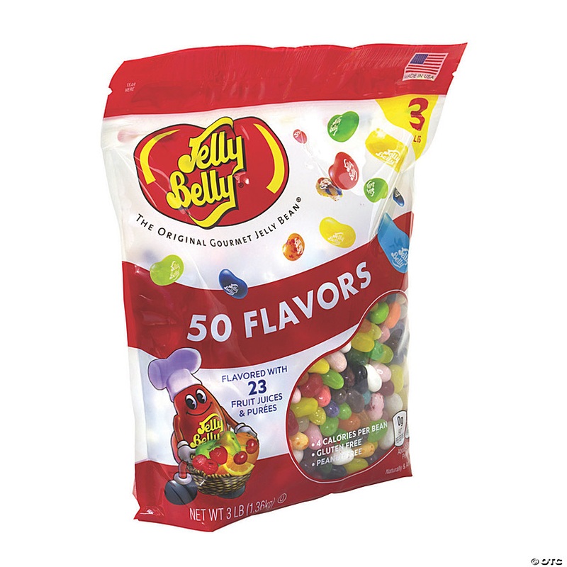 JELLY BELLY 50 Flavors Jelly Beans Assortment, 3 lb