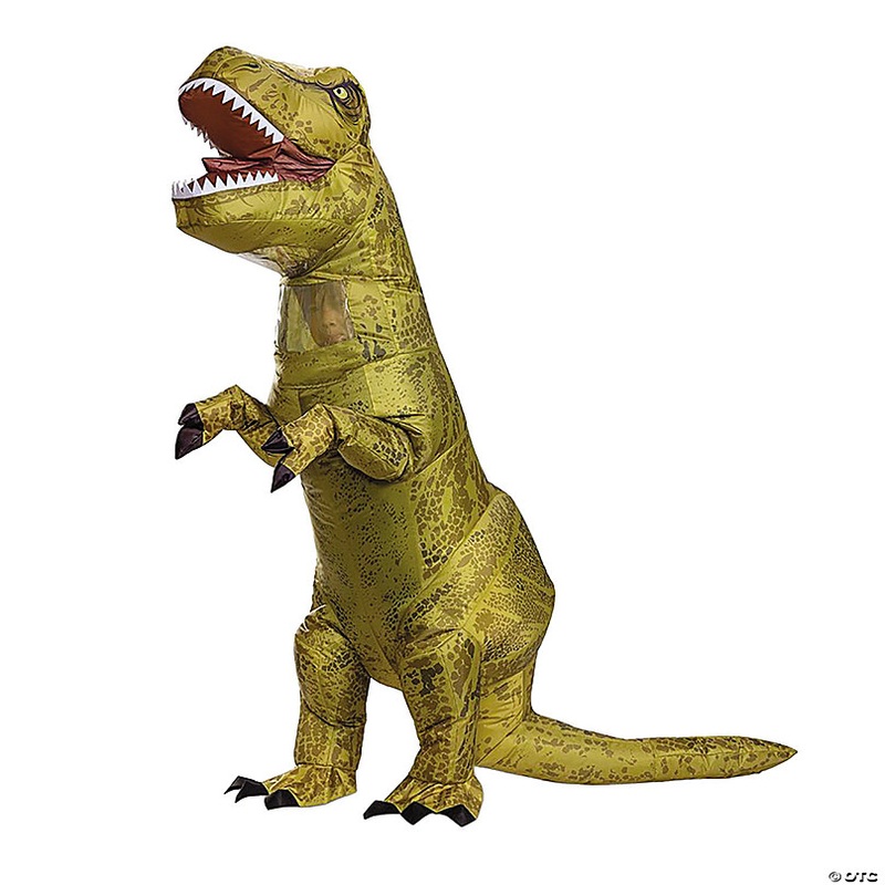 Kids Inflatable Jurassic Park T-Rex Costume- One Size