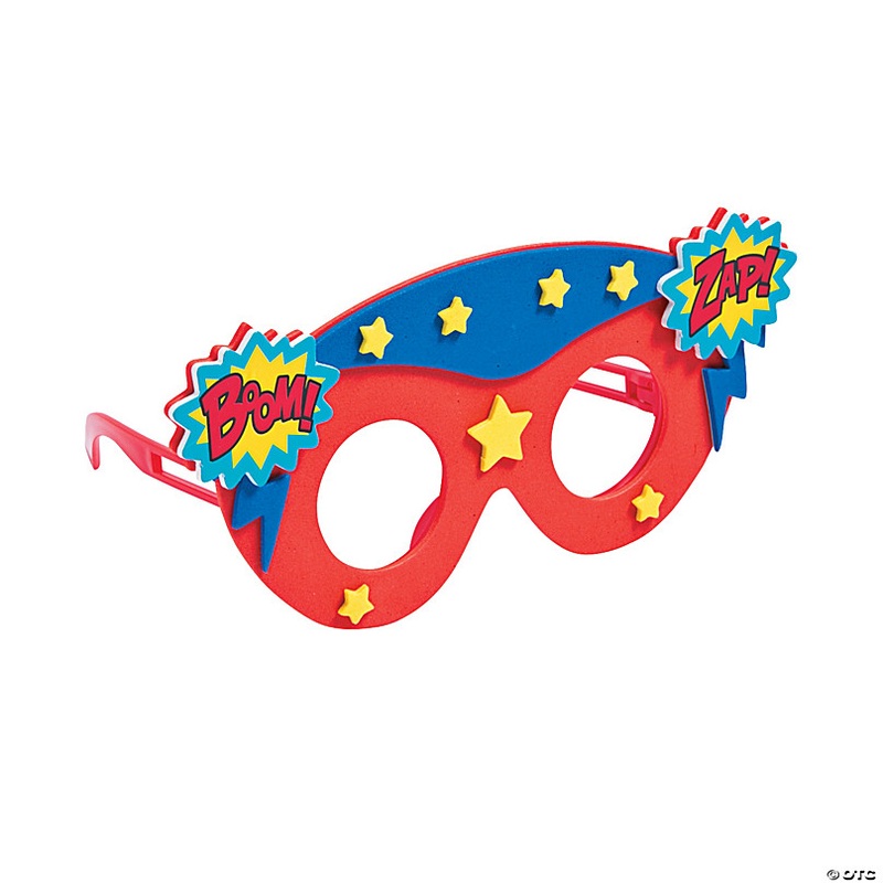 Kids Superhero Glasses Craft Kit - Makes 12