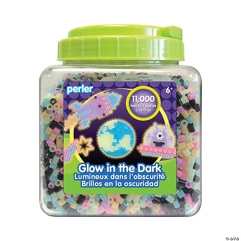 Perler Fused Beads 11,000/Pkg-Glow In The Dark