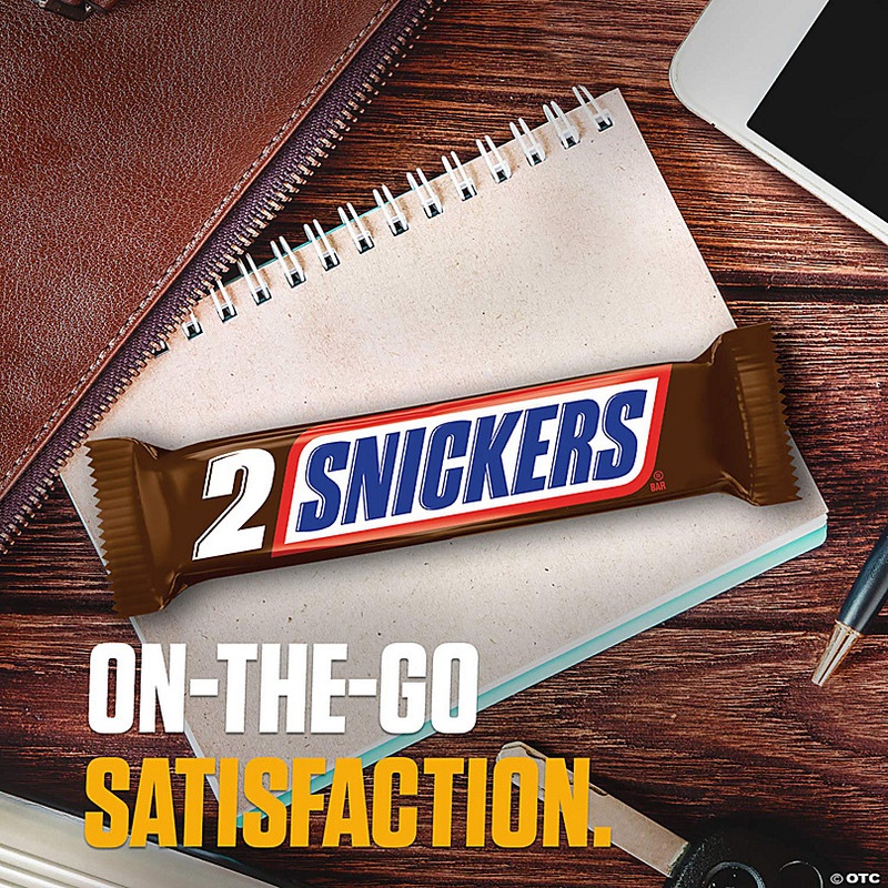 SNICKERS 2-To-Go Bars, 3.29 oz, 24 Count