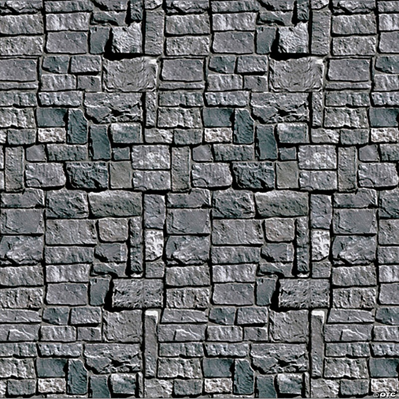 Stone Wall Plastic Backdrop