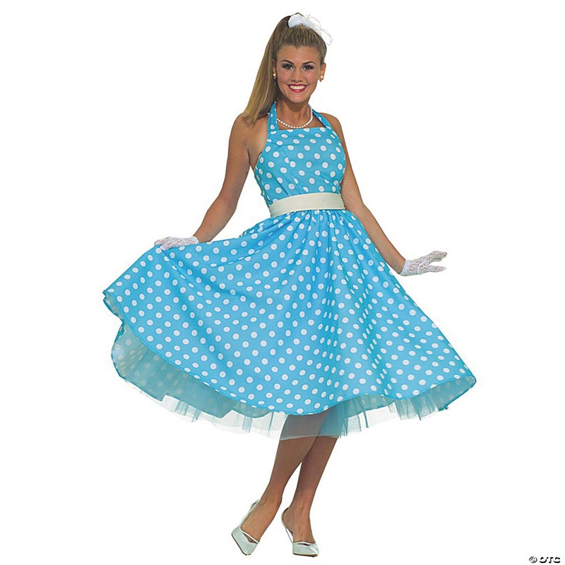 Womens Summer Daze 50s Dress Costume - Standard