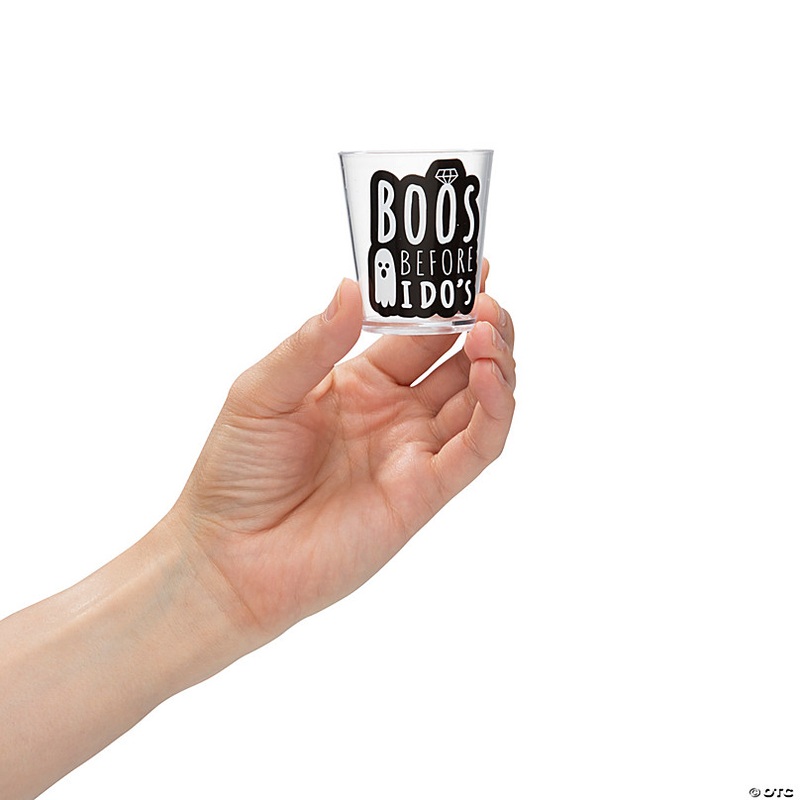 2 oz. Boos Before I Dos Disposable Plastic Shot Glasses - 12 Pc.