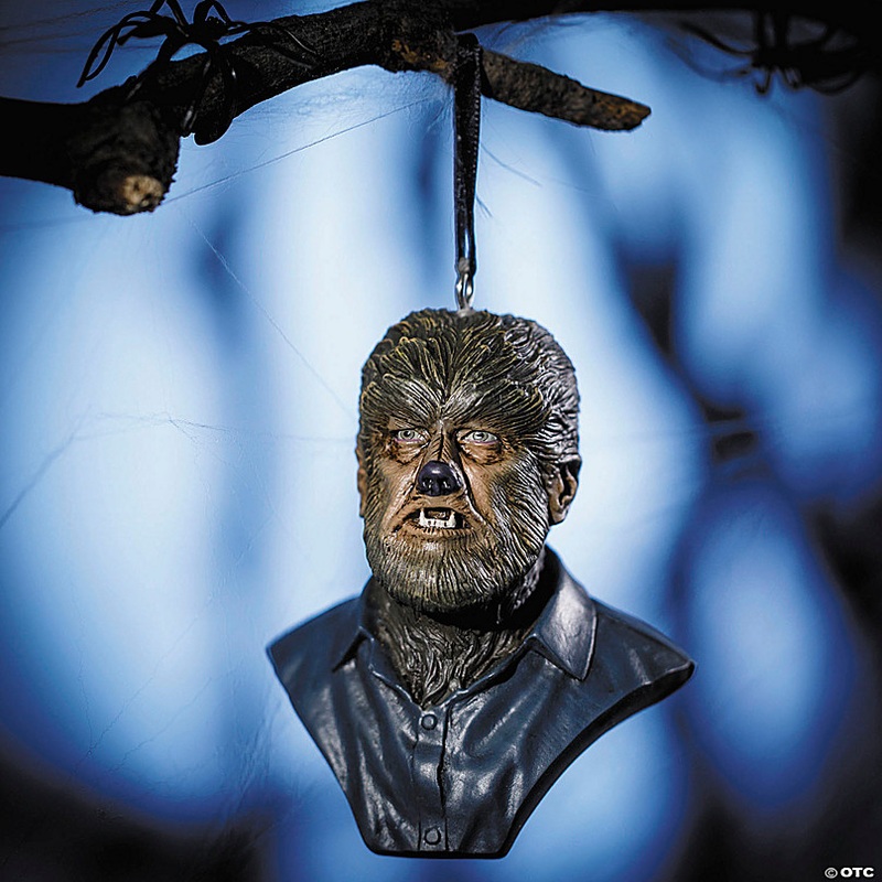 3 1/4 Chaney Entertainments The Wolf Man Mini Bust Collectible Ornament