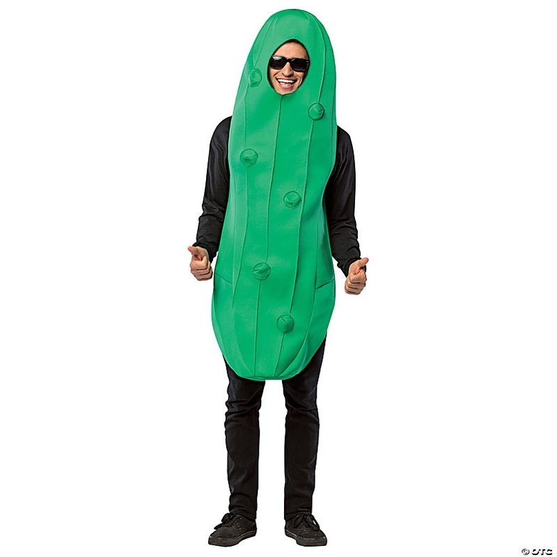 Adults Pickle Green Polyester Tunic Costume - One Size