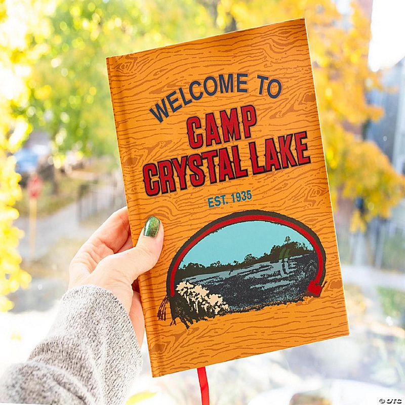 Friday The 13th Welcome To Camp Crystal Lake Hardcover Journal Notebook