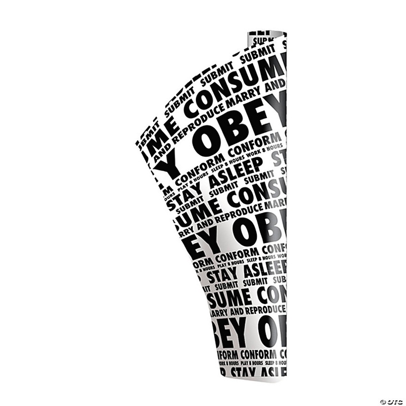 John Carpenters They Live! Printed Wrapping Paper