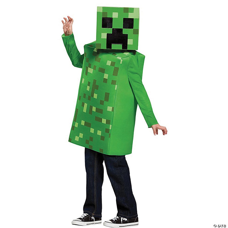 Kids Classic Minecraft Creeper Costume