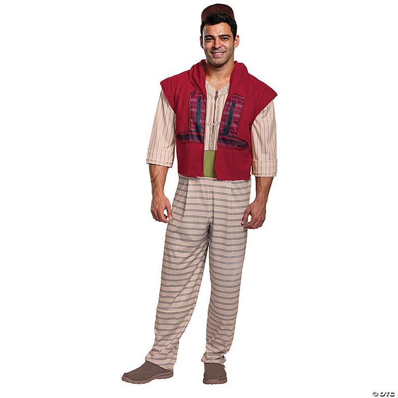 Men's Plus Size Deluxe Live Action Aladdin Costume