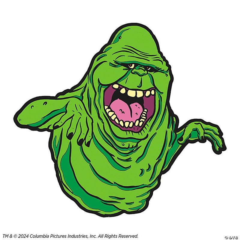 1 3/4 Ghostbusters Slimer Glow-in-the-Dark Enamel Pin