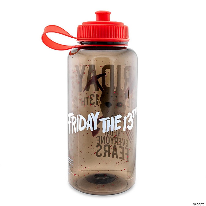 Friday The 13th The Day Everyone Fears Water Bottle  Holds 34 Ounces