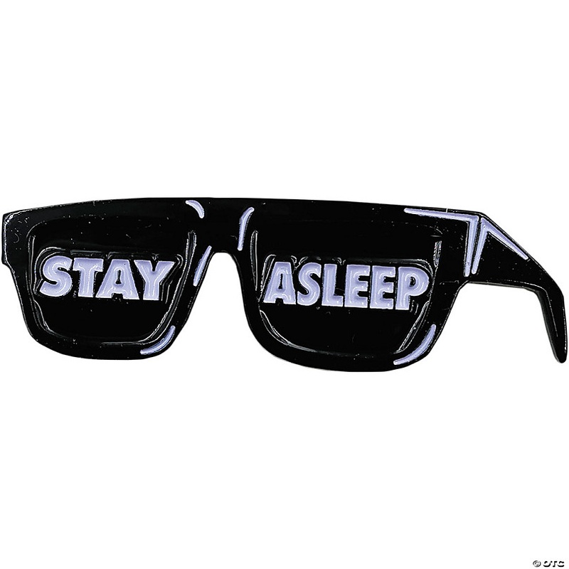 John Carpenters They Live Stay Asleep Glasses Enamel Pin