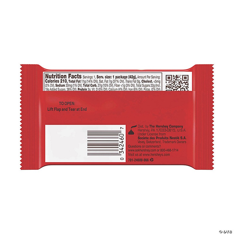 KIT KAT Full Size Wafer Bars, 1.5 oz, 36 Count