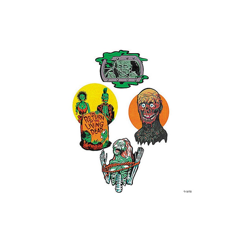 4 Pc. The Return of the Living Dead Cutout Wall Decorations - Series 1