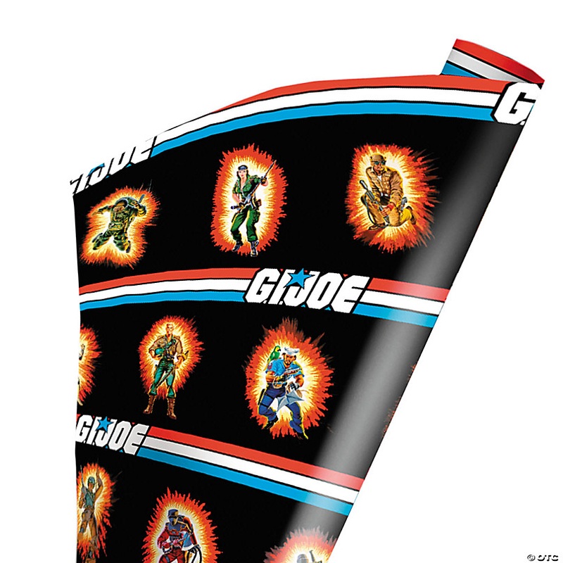 96 x 30 Wrapped in Terror G.I. Joe Heroes Wrapping Paper