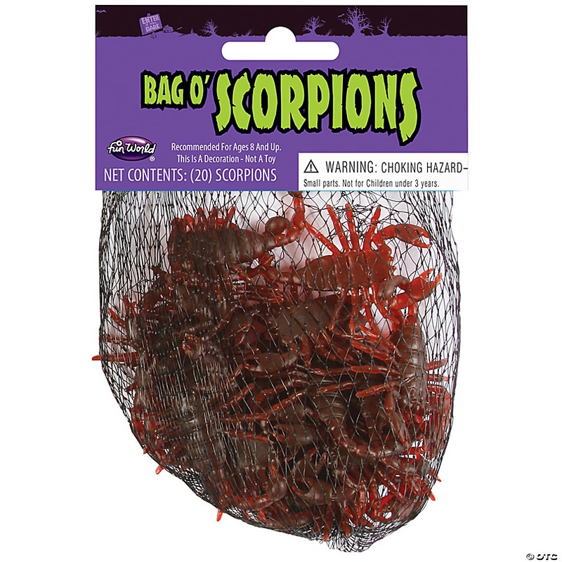 Bag of Scorpions Decoration - 20 Pc.