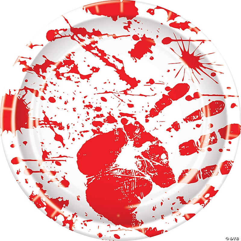 Bloody Handprint Plates
