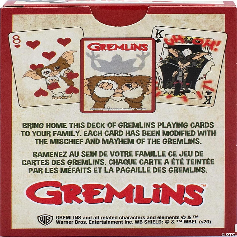 Gremlins Playing Cards  52 Card Deck + 2 Jokers