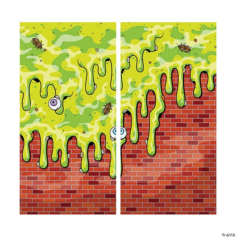 Gross Slime Plastic Backdrop - 3 Pc.
