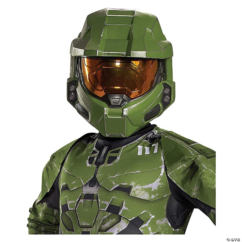 HALO Infinite Master Chief Child Costume Half Mask  One Size