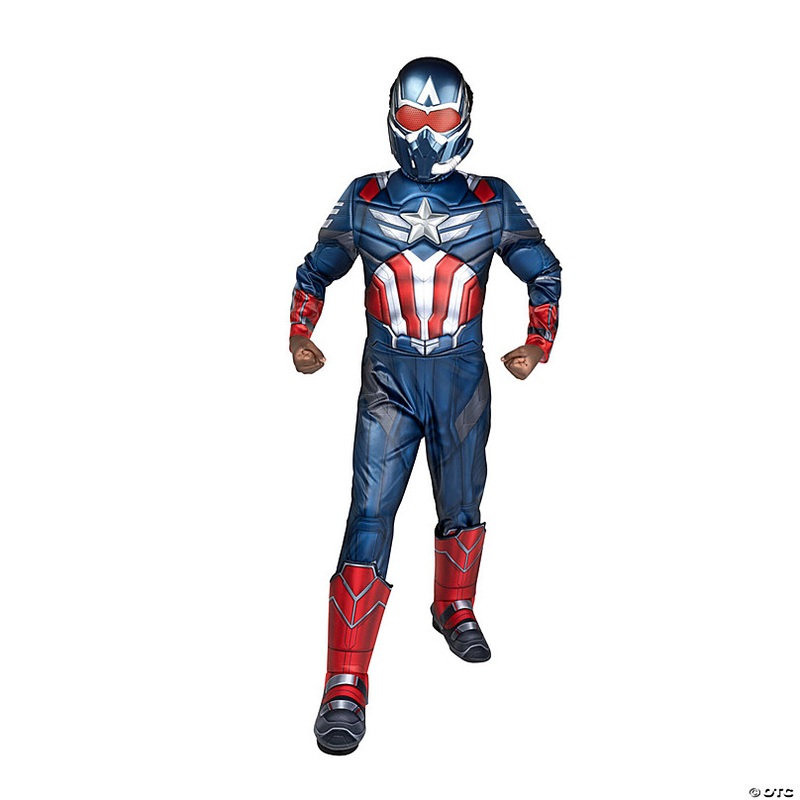 Kids Qualux Captain America: Brave New World Captain America Jumpsuit Costume