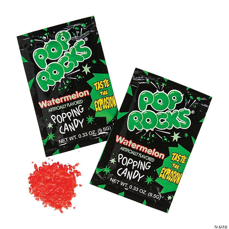 Pop Rocks Watermelon Hard Candy - 24 Pc.