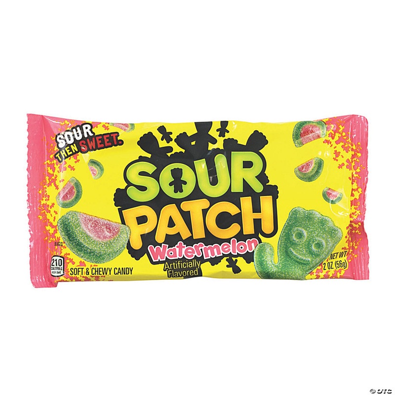 Sour Patch Kids Watermelon Full Size, 2 oz, 24 Count
