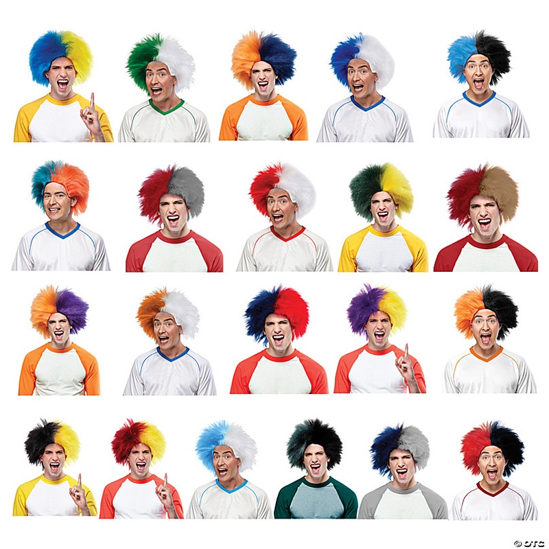 Sports Fun 2-Tone Wig
