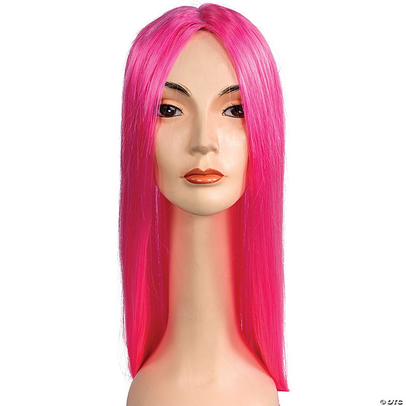 Women's Straight Long Wig B304A Hot Pink Kap