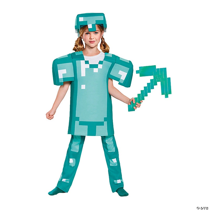 15 3/4 Minecraft Diamond Pickaxe Costume Accessory