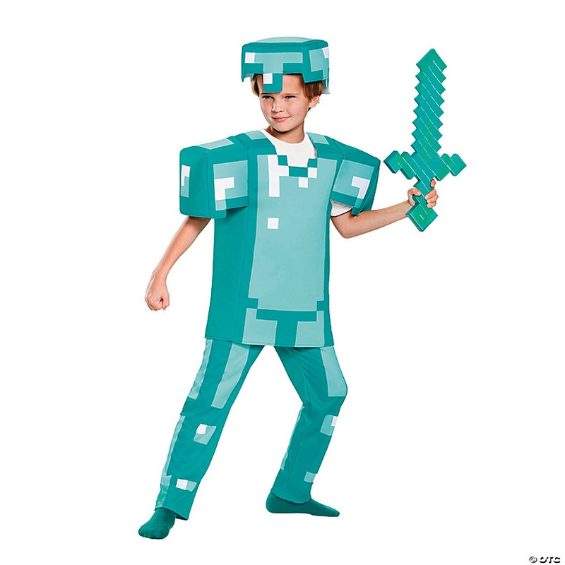 20 1/4 Minecraft Diamond Sword Costume Accessory