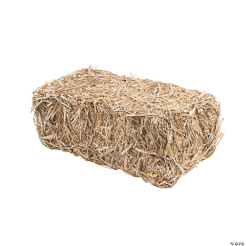 20 x 9 FloraCraft Decorative Straw Hay Bale Block