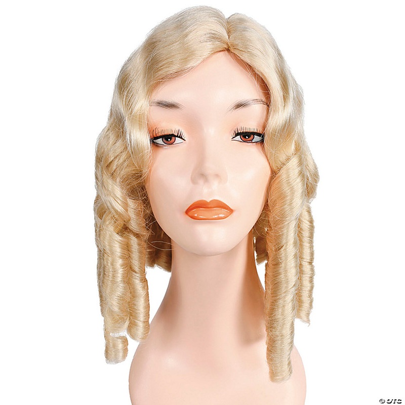 Adults 1840s Smooth Waves with Ringlets Wig