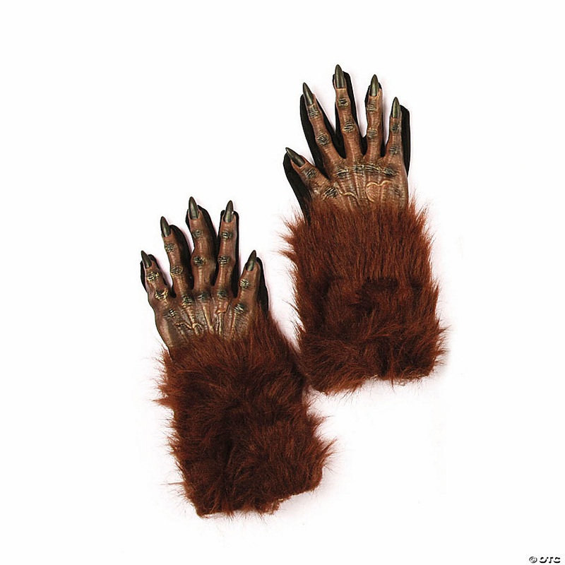 Adults Werewolf Gloves Costume Accessory - One Size