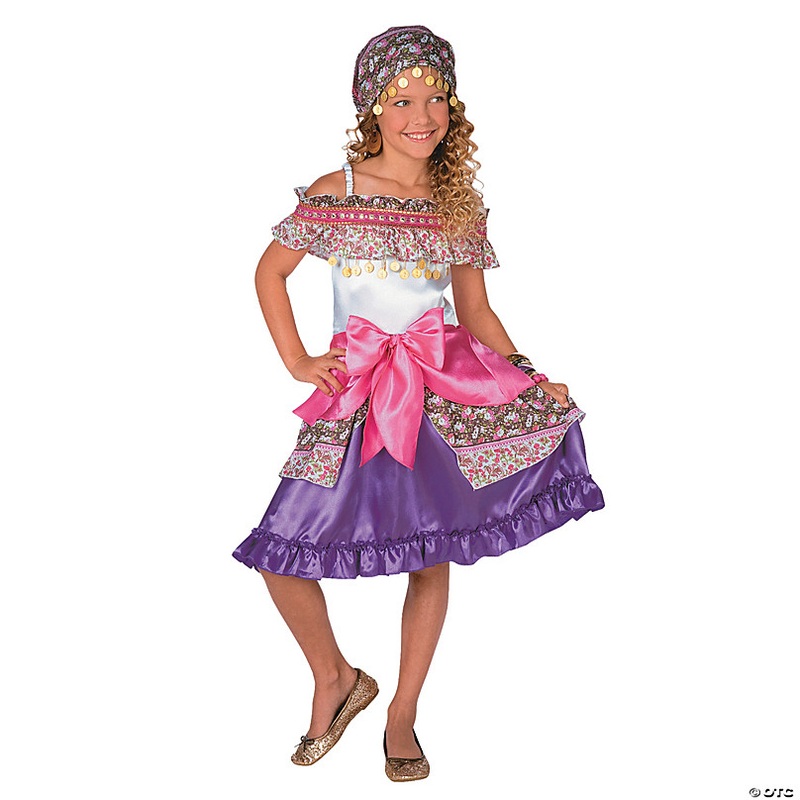 Girl's Deluxe Gypsy Costume - Small