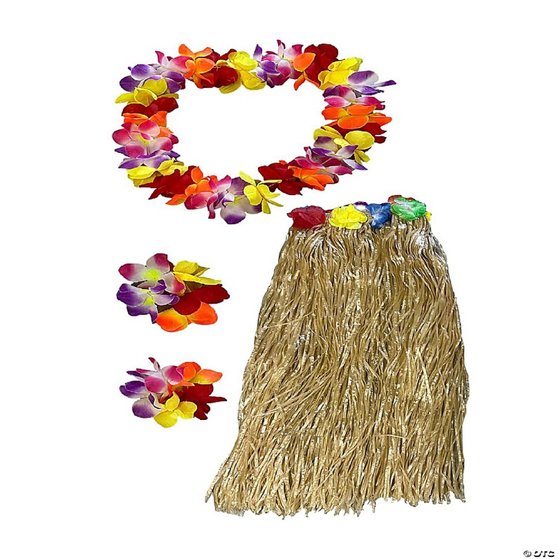 Hawaiian Accessory Kit Adult Costume Set  OS
