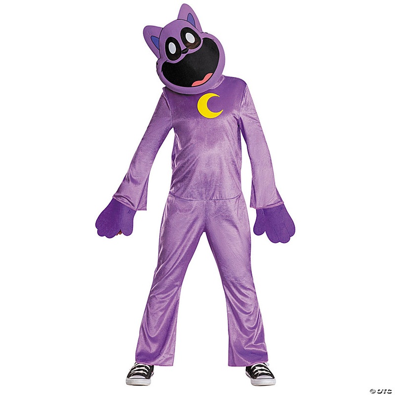 Kids Classic Poppy Playtime Catnap Jumpsuit Costume