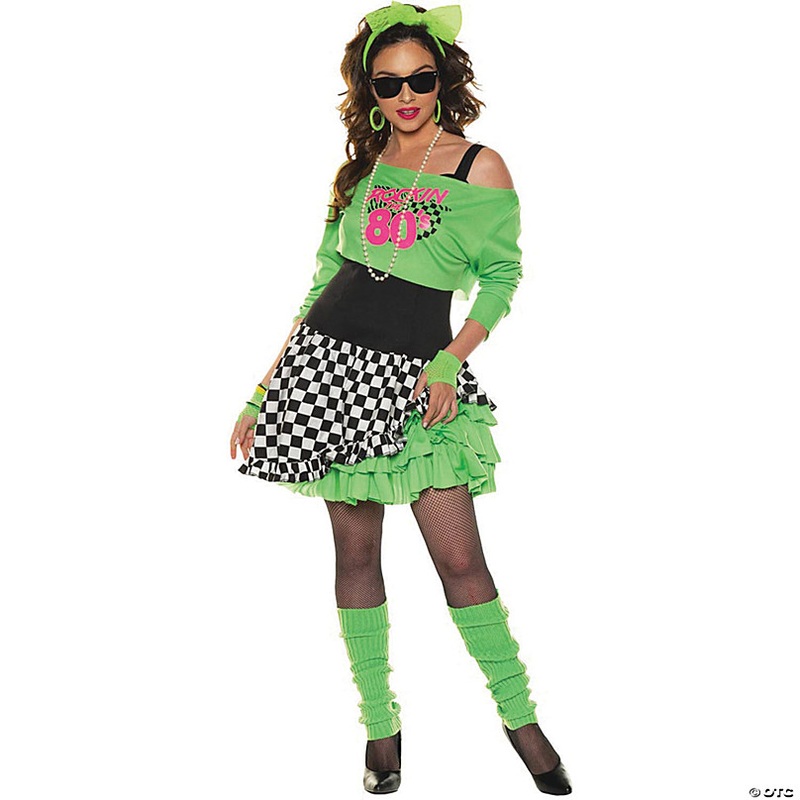 Women's Totally Awesome 80s Costume