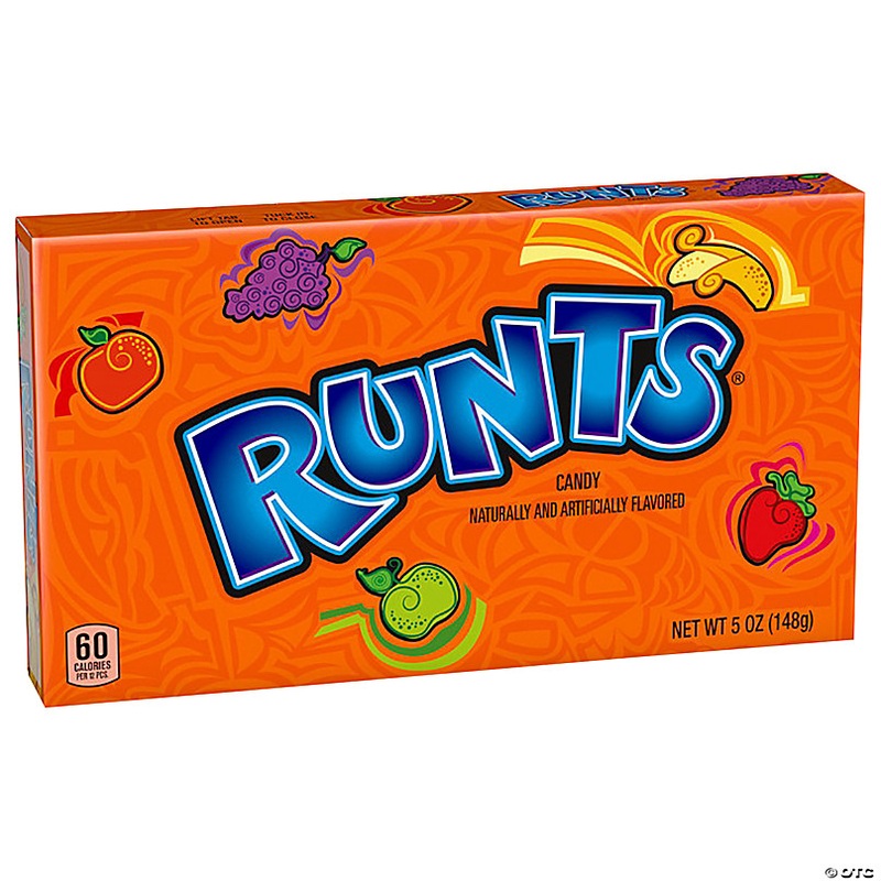 60 oz. Runts Fruit-Flavored Candies Theater Boxes