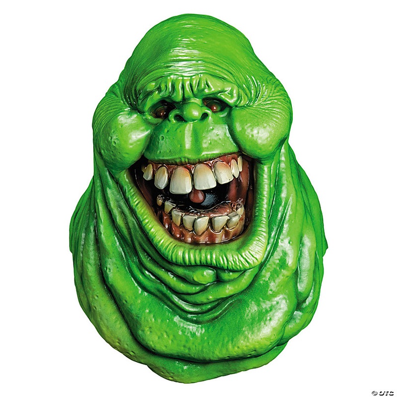 Ghostbusters Slimer Overhead Vinyl Mask - One Size