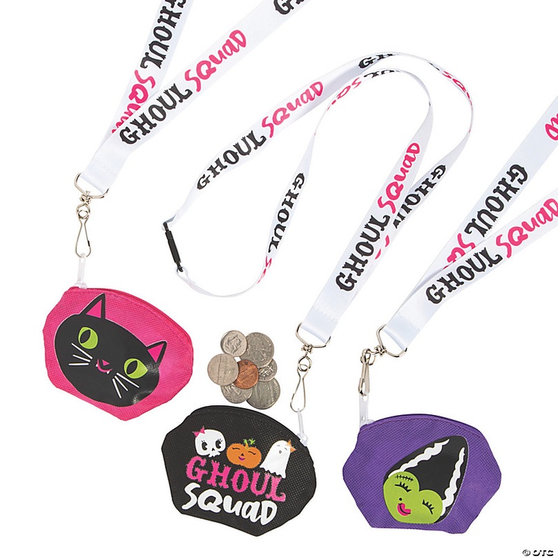 Ghouls Squad Breakaway Lanyards & Coin Purses - 6 Pc.
