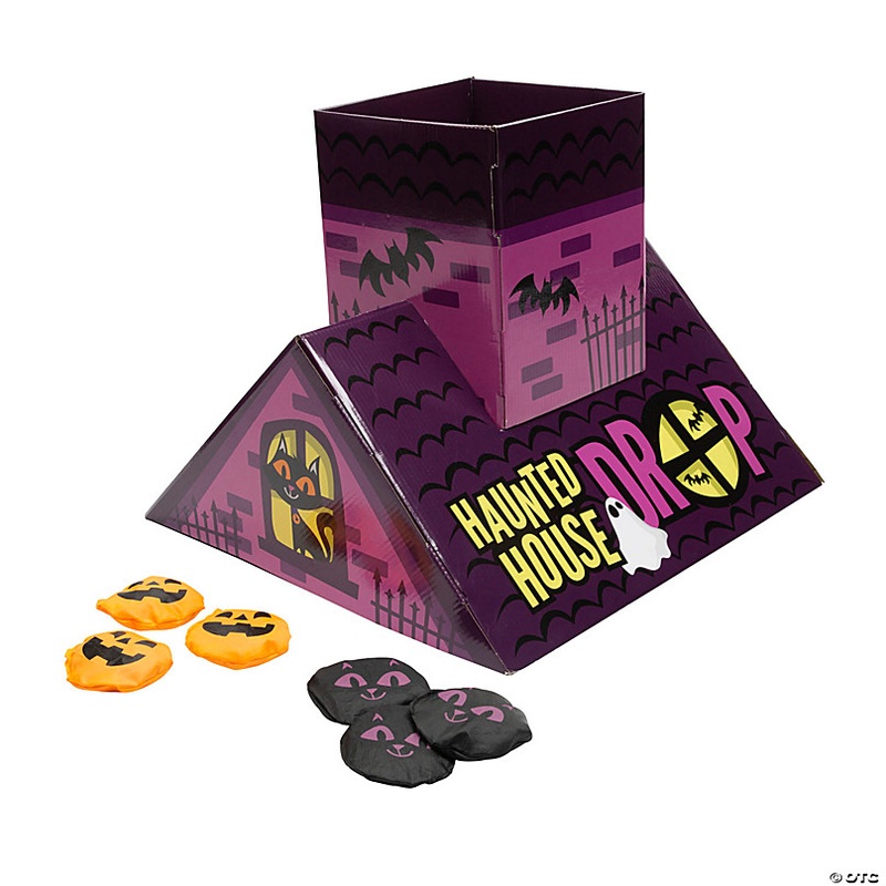 Haunted House Drop Bean Bag Toss Game