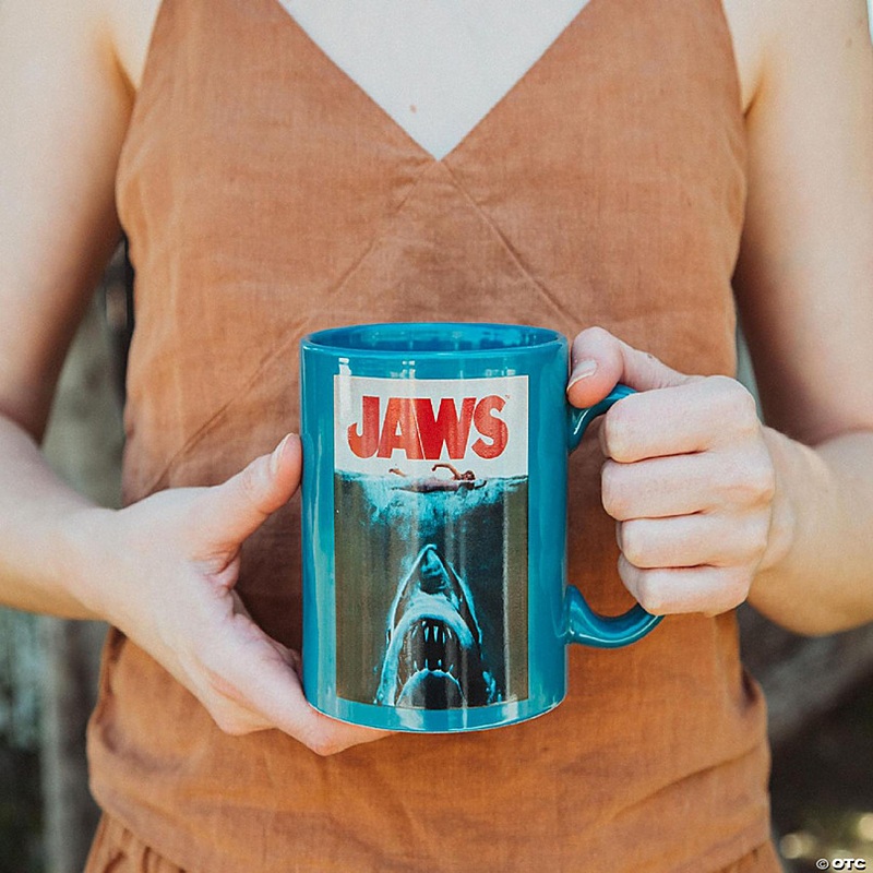 JAWS Amity Island Population Ceramic Mug  Holds 20 Ounces